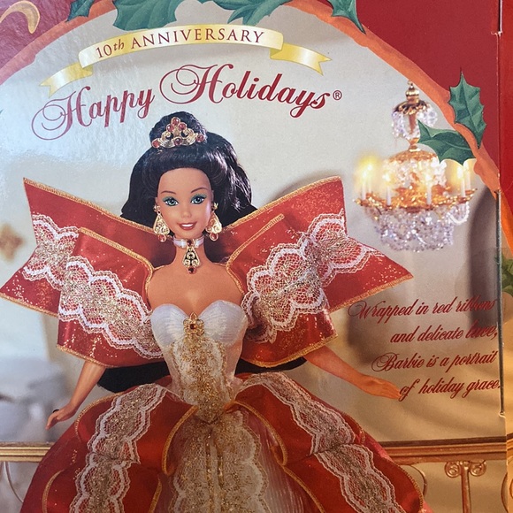 Barbie Doll Happy Holidays Special Edition 1997 Mattel 17832 - Picture 9 of 9